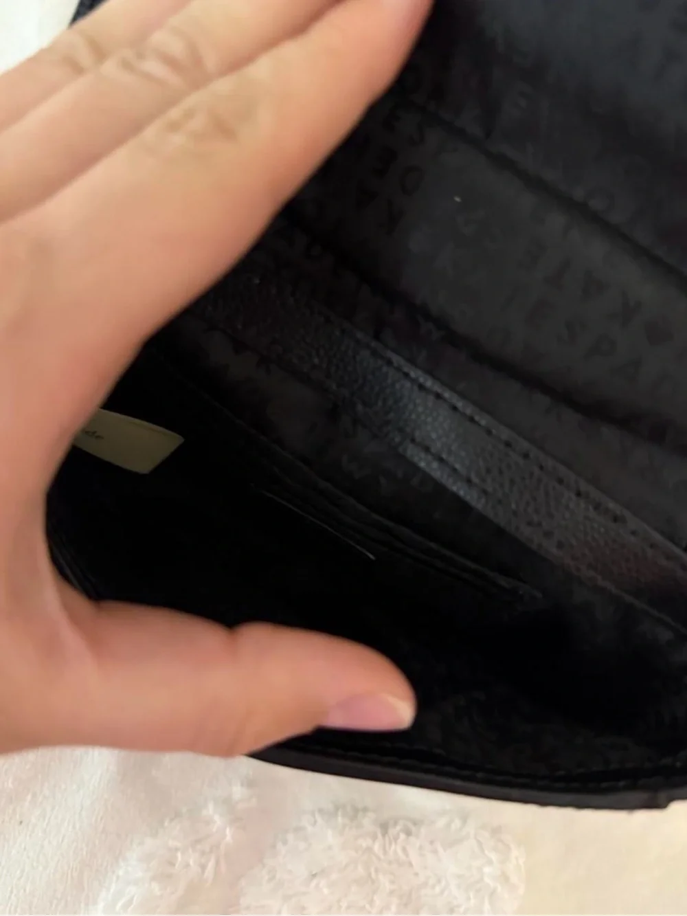 kate spade black mini top-handle bag with gold hardware